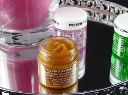 Masque aux enzymes de citrouille mini mask magik peter thomas roth simplement marilyne citrouille concombre rose gel soin masque visage crème