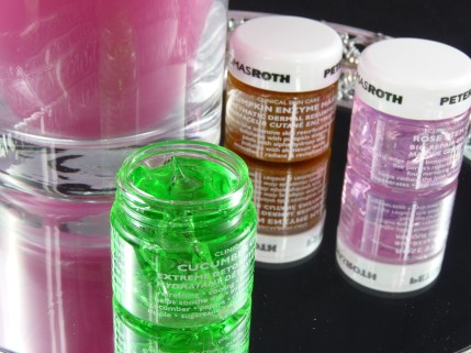 Masque Gel concombre mini mask magik peter thomas roth simplement marilyne citrouille concombre rose gel soin masque visage crème