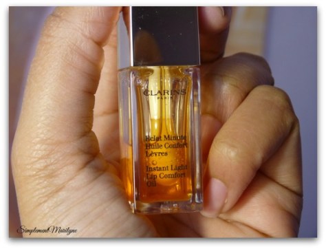 éclat minute confort clarins huile soin lèvres honey miel raspberry bijou simplement marilyne