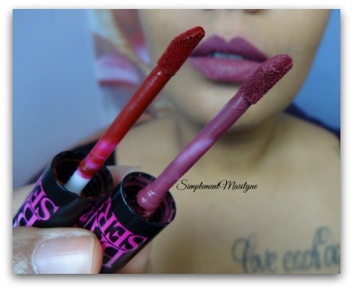 Rouge à lèvres liquide Etam lady burgundy bloody mary porte baiser