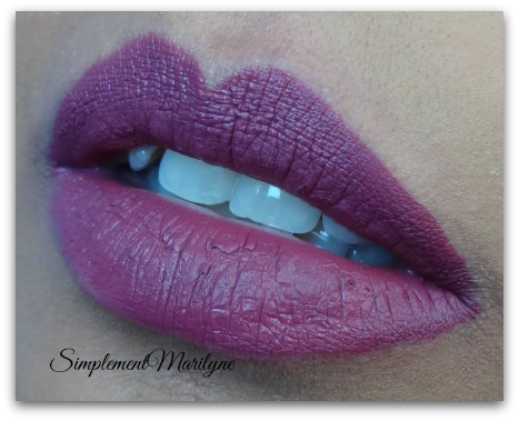 Rouge à lèvres liquide Etam lady burgundy bloody mary porte baiser