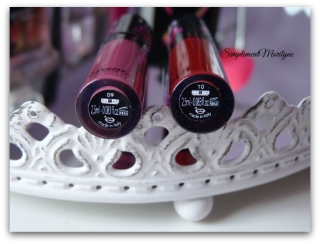 Rouge à lèvres liquide Etam lady burgundy bloody mary porte baiser