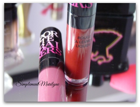 Rouge à lèvres liquide Etam lady burgundy bloody mary porte baiser