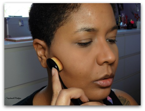 Application poudre contouring sleek simplement marilyne Pinceau ovni oval makeup brush pinceau teint maquillage aliexpress site chinois artis