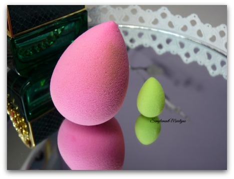 BeautyBlender vert rose petit modèle grand modèle teint simplement marilyne