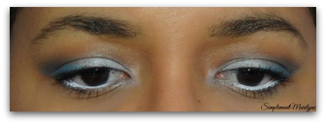 maquillage-blanc-bleu MSC Monday shadow challenge makeup bleu blanc milk nyx coastal scents simplement marilyne simplementmarilyne