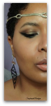 demi-face-maquillage-marron-doré simplement marilyne makeup maquillage ud urban decay golden chocolate 