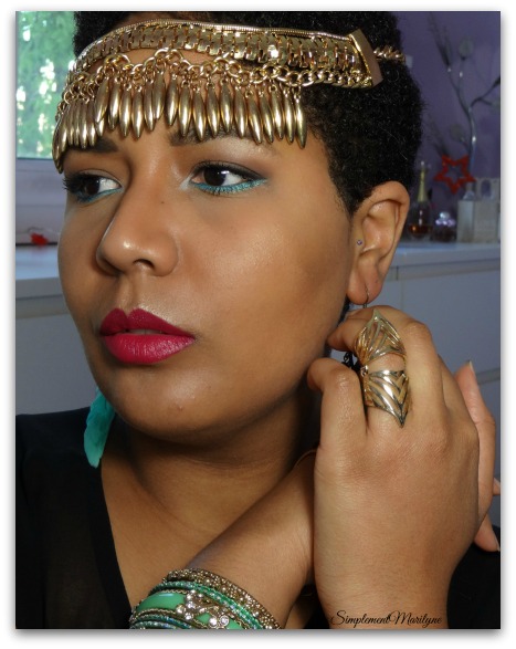 Maquillage turquoise boy gorgeous marc jacbos yeux naked zoeva smoky electric doré monday shadow challenge msc simplement marilyne