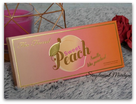 fard à paupières sephora Sweet peach too faced palette maquillage swatch revue simplement marilyne makeup avis 