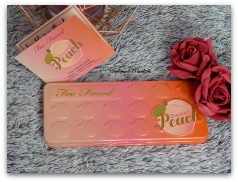 fard à paupières sweet-peach-too-faced sephora Sweet peach too faced palette maquillage swatch revue simplement marilyne makeup avis 