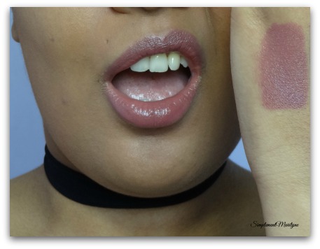 swatch lèvres hot chocolate mac rouge à lèvres lipstick simplement marilyne
