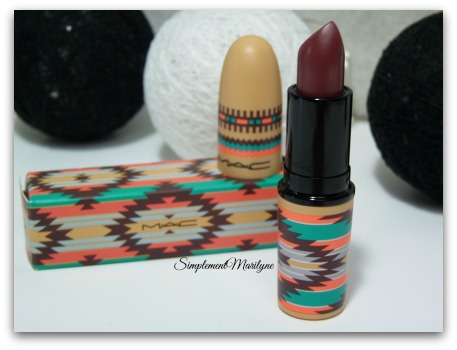 Hot chocolate raisin mac rouge à lèvres lipstick simplement marilyne