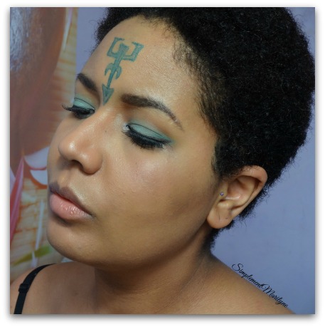 maquillage vert d'eau msc monday shadow challenge colourpop urban decay simplement marilyne makeup