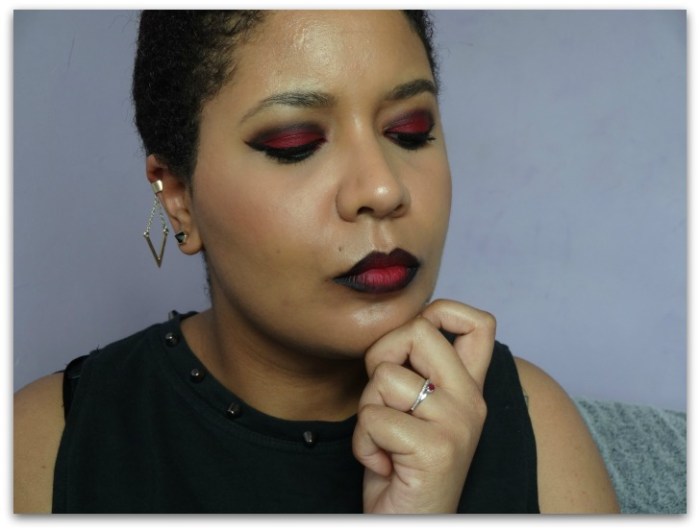 maquillage msc rouge monday shadow challenge ombre lips Simplement Marilyne