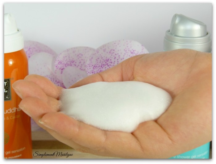 Mousse Rituals gel produit corps hammam delight simplement marilyne