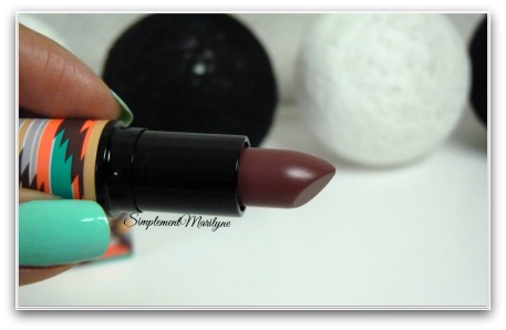 Hot chocolate raisin mac rouge à lèvres lipstick simplement marilyne