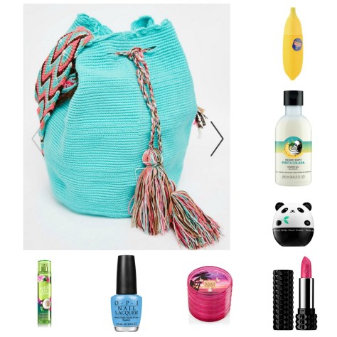 wishlist juin sac asos pinita colada the body shop sephora tonymoly kat von d opi vernis brume v-inc bath&bodyworks simplement marilyne