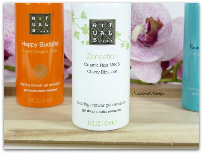 Yogi flow Happy buddha Zensation Hammam delight Rotuals mousse de douche gel produit corps simplement marilyne
