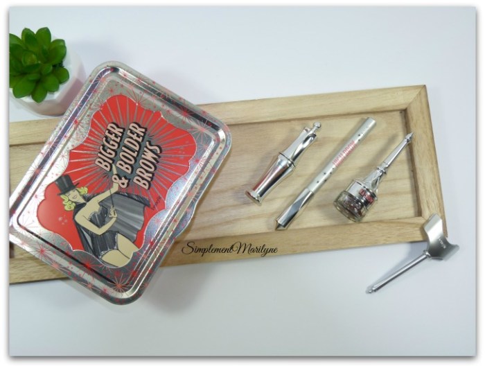 Bigger & bolder brows Accessoires et produits sourcils benefit ka-brow high brow ready set brow kit magie simplement marilyne