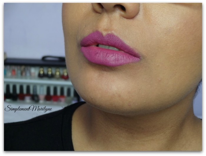 ColourPop swatch Back Up lippie stix matte x rouge à lèvres cremeux simplement marilyne