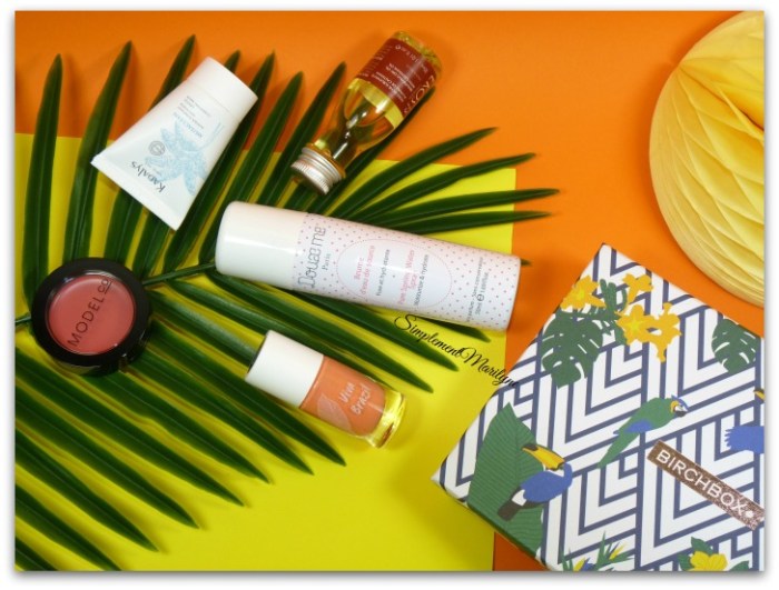 birchbox viva brasil été summer 2016 aout kadalys doux me naural brasil produits soins visage maquillage simplement marilyne