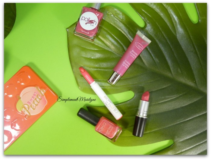 Favoris summer edition rals lipstick sweet peach clarins MAc lustering colourpop rocket sweet peach simplement marilyne