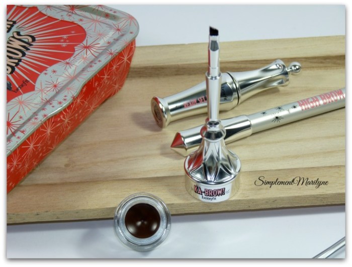 ka-brow benefit Bigger & bolder brows ready set brow Accessoires et produits sourcils high brow abracadabrow sourcils clairsemés simplement marilyne