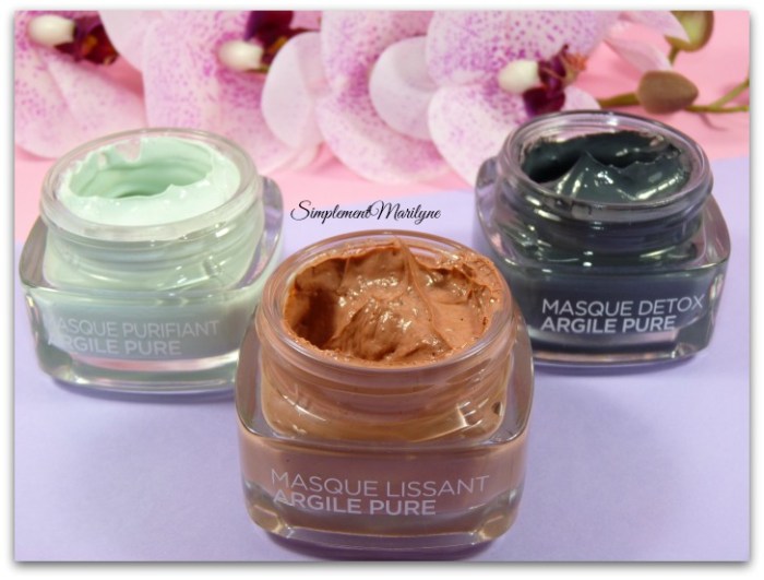 masque argile pure detox purifiant lissant l'oréal skincare visage simplement marilyne muliti-masking