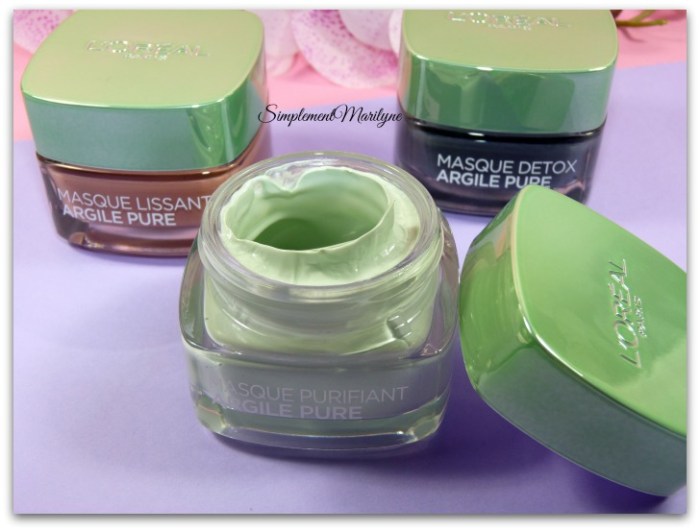 mutli-masking masque purifiant argile pure skincare simplement marilyne l'oréal paris