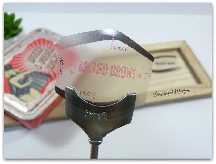 pochoir benefit kit Bigger & bolder brows Accessoires et produits sourcils abracadabrow ka-brow ready set simplement marilyne