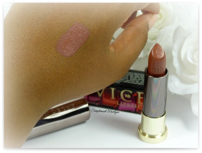 swatch ud lipstick vice 1993 rouge à lèvres urban decay comfort matte simplement marilyne