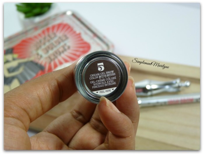 teinte 5 ka-brow benefit Bigger & bolder brows Accessoires et produits sourcils ready set brow high brow abracadabrow sourcils clairsemés simplement marilyne