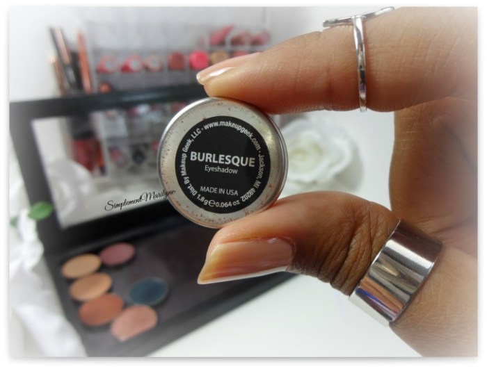burlesque makeup geek eyeshadow pan z palette fard à paupière mug simplement marilyne