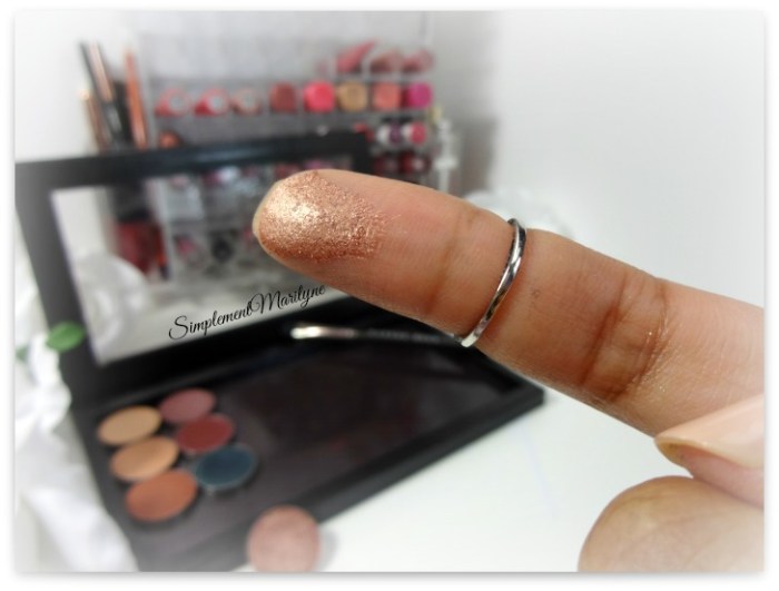 swatch makeup geek foiled grandstand eyeshadow pan z palette fard à paupière mug simplement marilyne