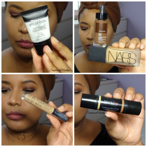 tuto maquillage avec lunettes chocolate bar Too Faced fall makeup Ka brow Benefit Hot Chocolate Mac Brown automnal lumineux smashbox base naked skin urban decay all day luminous nars black up contouring stick teinte 2 simplement marilyne