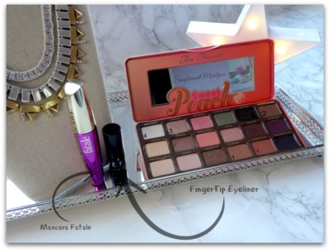 palette-sweet-peach-too-faced-maquillage-makeup-tuto-sweet-peach-too-faced-1995-gc-gerard-cosmetics-stella-dot-simplement-marilyne-lumineux-tons-chauds-mascara-fatale-loreal-eyeliner-fingertips-sephora-nathalie-stelladot