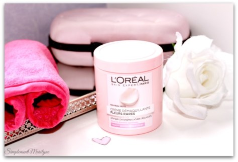 L'Oreal-Paris-creme-demaquillante-fleurs-rares-nouveau-geste-jasmin-rose-demaquillant--nourrisant-reconfrantant-simplement-marilyne-makeup-eraser-peau-seche-sensible