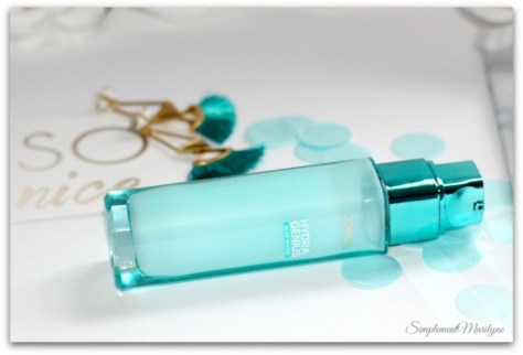 soin liquide hydra genius l'oreal paris aloe water hydratation peaux seches et sensibles simplement marilyne