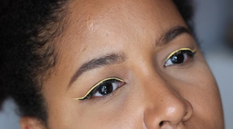 double liner jaune tattoo liner kvd nyx vivid brights jaune