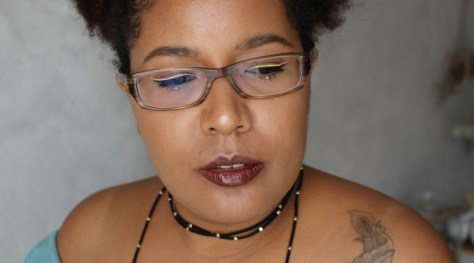 double liner jaune nyx vivid brights yellow maquillage makeup peau foncée 