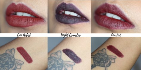 Rouge à lèvres Full throttle NYX Con Artist night crawler loaded