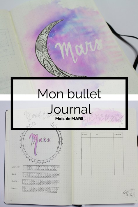 Mon Bullet Journal mois de Mars