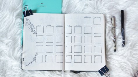 Monthly log Bujo 