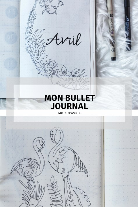 Mon Bullet Journal, mois d'avril