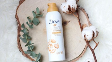 mousse de douche surgras Dove comparatif 