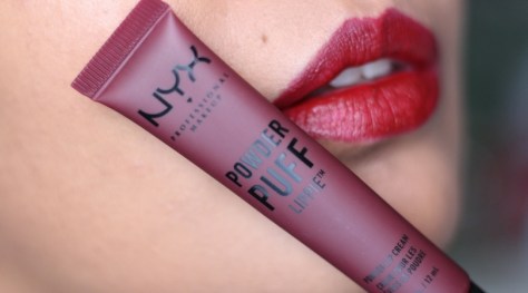 Nyx rouge à lèvres Pop Quiz Powder Puff Lippie swatch